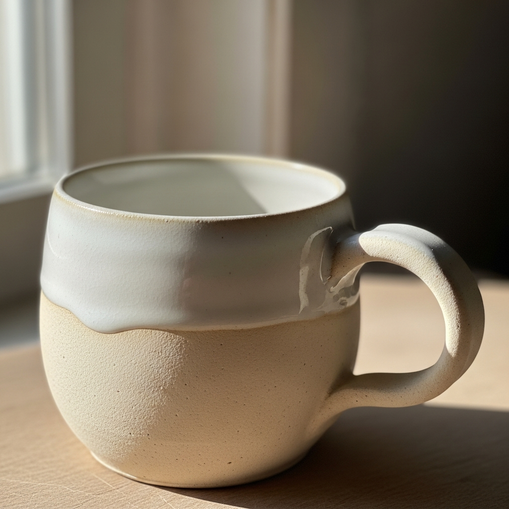 Керамическая кружка ручной работы